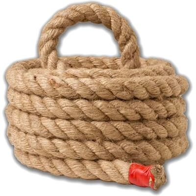 IPEA Natuurlijk jute touw, 18 mm dik, voor decoraties en knutselwerk, gemaakt in Italië, duurzaam jute koord voor handwerk, meubels, katten, tuin, 5 meter IPEA Natuurlijk jute touw, 18 mm dik, voor decoraties en knutselwerk, gemaakt in Italië, duurzaam jute koord voor handwerk, meubels, katten, tuin, 5 meter