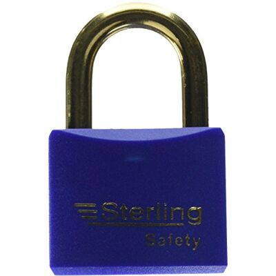 Sterling BL4BL 40mm Lock Out hangsloten, Blauw Sterling BL4BL 40mm Lock Out hangsloten, Blauw