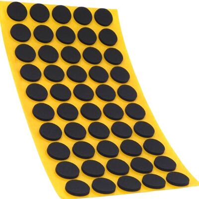 TALKEACH - Adsamm Ø16mm - Zwart - 50 stuks - Antislip pads TALKEACH - Adsamm Ø16mm - Zwart - 50 stuks - Antislip pads