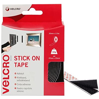 Velcro Merk Herbruikbaar Klittenband Zwart - Klittenband Tape Velcro Merk Herbruikbaar Klittenband Zwart - Klittenband Tape