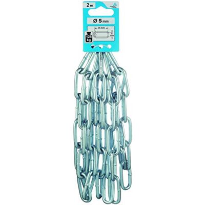 Dorner + Helmer Gegalvaniseerde Stalen Ketting - 2m, Sterk Dorner + Helmer Gegalvaniseerde Stalen Ketting - 2m, Sterk