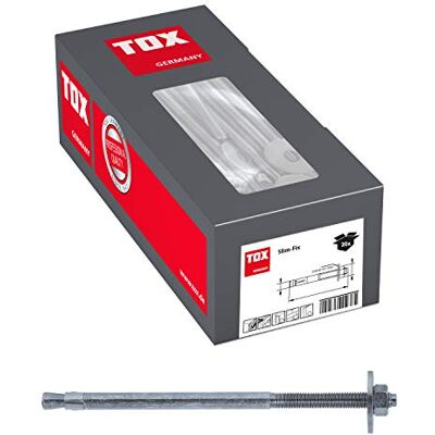 TOX Bolzenanker Slim Fix M12 x 280/186+201 mm, 20 stuks, 08010136, verzinkt TOX Bolzenanker Slim Fix M12 x 280/186+201 mm, 20 stuks, 08010136, verzinkt