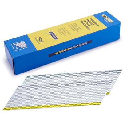 TACWISE 1836 Afwerknagels in Schuine Strips DA 15G / 64 mm, 1800 Stuks Verzinkte, D-kop TACWISE 1836 Afwerknagels in Schuine Strips DA 15G / 64 mm, 1800 Stuks Verzinkte, D-kop