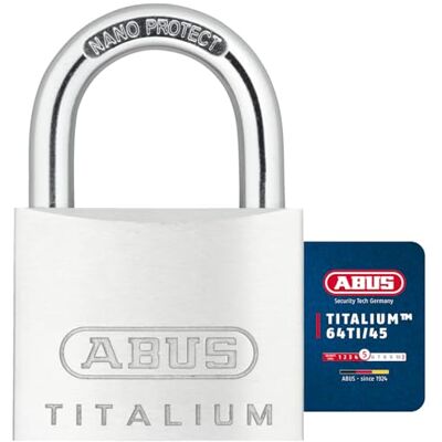 Abus KA6455 - Titalium 45mm Slot met Gelijke Sleutels Abus KA6455 - Titalium 45mm Slot met Gelijke Sleutels