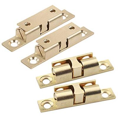 Derbway Deursluitingen 4 stuks, metalen kogelroller, roestvrij staal deurvergrendeling voor kastdeur Derbway Deursluitingen 4 stuks, metalen kogelroller, roestvrij staal deurvergrendeling voor kastdeur