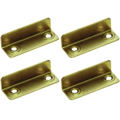 cyclingcolors 4 x tegenplaat voor hoekslot 90° staal 36 x 10 mm messing afwerking deurslot meubels cyclingcolors 4 x tegenplaat voor hoekslot 90° staal 36 x 10 mm messing afwerking deurslot meubels