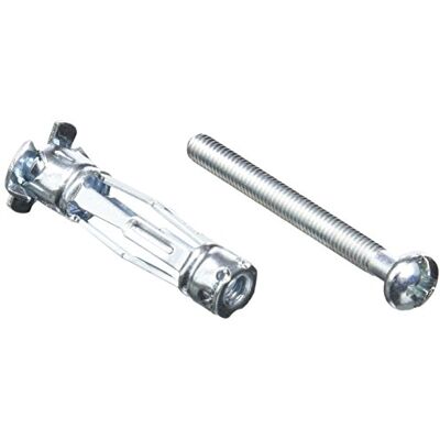 Molly M14150PB-XJ metalen pluggen, 50 stuks, 4 x 33 mm + schroeven, holle materialen, professionele verpakking, grijs, 100 stuks Molly M14150PB-XJ metalen pluggen, 50 stuks, 4 x 33 mm + schroeven, holle materialen, professionele verpakking, grijs, 100 stuks