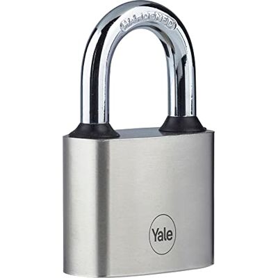 Yale 40 mm Nikkel Discod Lock - Van ijzer Yale 40 mm Nikkel Discod Lock - Van ijzer