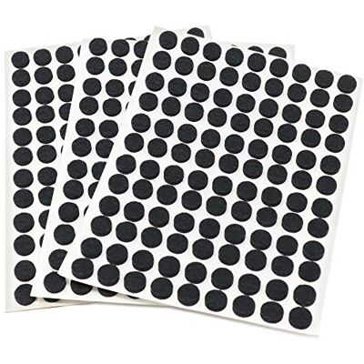 Adsamm ® / 324 x zelfklevende viltglijders/Zwart/ø 10 mm/Rond/Meubelviltglijders met een dikte van 3,5 mm/Meubel- en vloerbescherming Adsamm ® / 324 x zelfklevende viltglijders/Zwart/ø 10 mm/Rond/Meubelviltglijders met een dikte van 3,5 mm/Meubel- en vloerbescherming