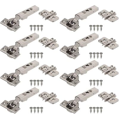Blum 110 graden soft close scharnieren volledige overlay soft close frameloze applicatieset Pack van 8 Blum 110 graden soft close scharnieren volledige overlay soft close frameloze applicatieset Pack van 8