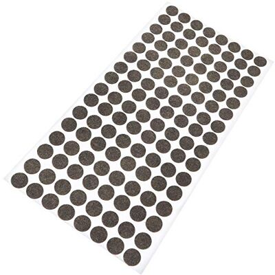 Adsamm FP-15-SA-BR-12-128-1 FP-15-SA-BR-12-128 128 x viltglijder, bruin, Ø 12 mm Adsamm FP-15-SA-BR-12-128-1 FP-15-SA-BR-12-128 128 x viltglijder, bruin, Ø 12 mm