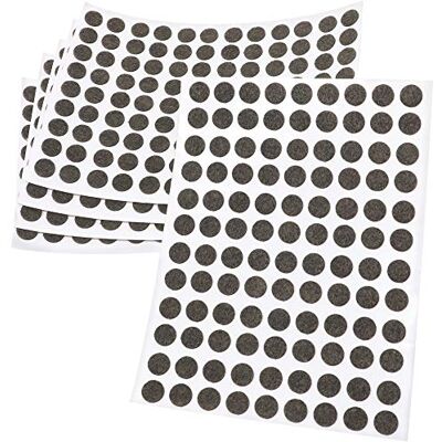 Adsamm FP-15-SA-BR-10-108-5 FP-15-SA-BR-10-108 540 x viltglijders, bruin, Ø 10 mm Adsamm FP-15-SA-BR-10-108-5 FP-15-SA-BR-10-108 540 x viltglijders, bruin, Ø 10 mm