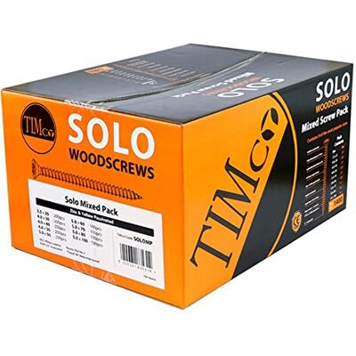 TIMco SOLOMP Solo Houtschroeven Gemengd Pakket - Houtschroef TIMco SOLOMP Solo Houtschroeven Gemengd Pakket - Houtschroef