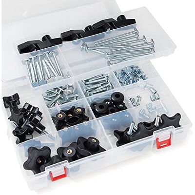 Powertec 71127 - T-vorm hardware set - Houtbewerkingsaccessoires Powertec 71127 - T-vorm hardware set - Houtbewerkingsaccessoires
