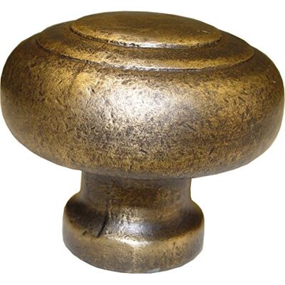IMEX EL ZORRO 76813 El Zorro 76813-knop, messing, rustiek, 62 mm, plaat 30 mm IMEX EL ZORRO 76813 El Zorro 76813-knop, messing, rustiek, 62 mm, plaat 30 mm