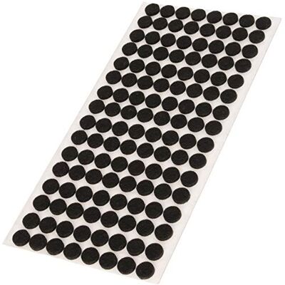 ADSAMM - 128xØ12mm - Ø12mm - Black - Viltpads ADSAMM - 128xØ12mm - Ø12mm - Black - Viltpads