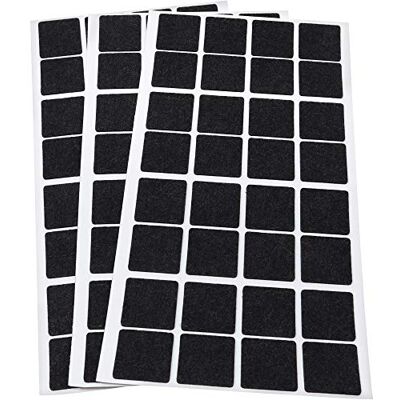 Adsamm - Viltglijers 25x25 zwart vierkant - meubels viltglijers Adsamm - Viltglijers 25x25 zwart vierkant - meubels viltglijers
