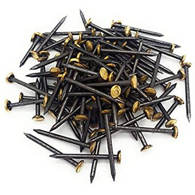 Merriway ® BH00085 gehard en gehard beeld haak pin met messing hoofd blauw, pak van 40 Merriway ® BH00085 gehard en gehard beeld haak pin met messing hoofd blauw, pak van 40