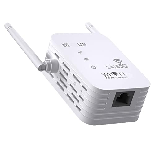 Limitoll Wifi-signaalversterker,5G Wifi-extenders Signaalversterker voor thuis 1200M signaalversterker Dual-band 1200Mbps stabiel draadloos netwerk voor 802.11B/G/N/AC draadloze internetrouter