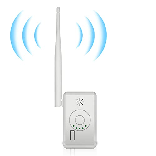 OOSSXX WI-Fi Range Extender, 2.4G WLAN Booster Repeater beveiligingscamera met voeding. Ondersteunt WLAN Repeater/IPC Router-modus