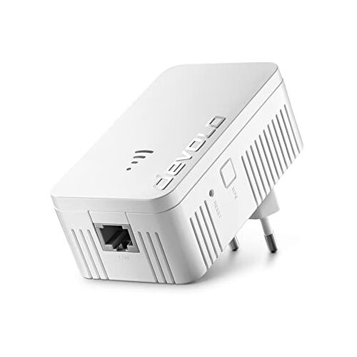 Devolo 8870 WiFi 5 Repeater 1200 tot 1.200 Mbit/s; mesh WiFi-versterker, access point, WiFi-aansluiting, WiFi repeater 1x LAN-aansluiting, wit