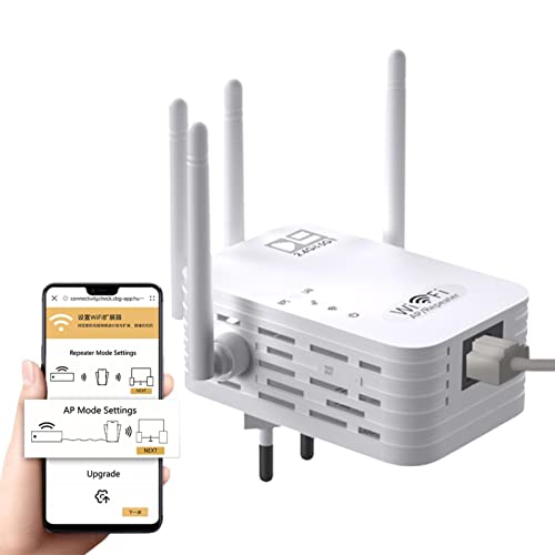 Jimtuze Wifi-booster en signaalversterker Wifi-versterker voor buiten   WiFi-extender Signaalversterker, draadloze internetrepeater en signaalversterker voor thuis