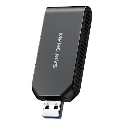 MERCUSYS MA70XM AX1800 USB WiFi 6 Adapter voor PC, Dual Band 1201Mbps 5GHz + 574Mbps 2.4GHz, USB 3.0, MU-MIMO, WPA3, achterwaarts compatibel 802.11ax/ac/a/b/g/n, ondersteunt Windows 11/10 MERCUSYS MA70XM AX1800 USB WiFi 6 Adapter voor PC, Dual Band 1201Mbps 5GHz + 574Mbps 2.4GHz, USB 3.0, MU-MIMO, WPA3, achterwaarts compatibel 802.11ax/ac/a/b/g/n, ondersteunt Windows 11/10