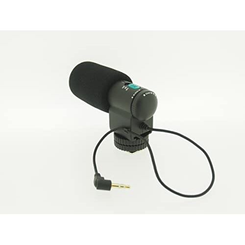vhbw Externe stereo-microfoon geschikt voor Nikon D750, D800, D4, D4s.