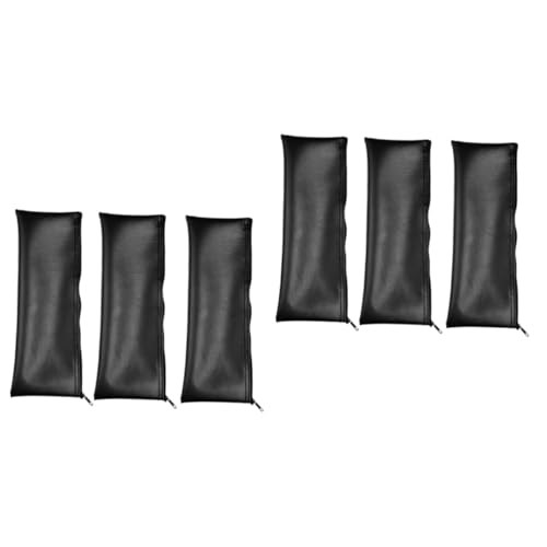 Toyvian 6 Stuks Microfoon Opbergtas Draadloze Microfoons Microfoonkoffer Voor Buiten Microfoon Draagtas Microfoon Houder Microfoon Geval Microfoon Koffer Accessoire Draadloos Pu