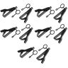 Mikikit 20 Stuks Microfoon lavalier microfoon reversclip microfoonhouder clip microfoon clip microfoon kraag clip microfoon houders Accessoires beugel clip ijzer