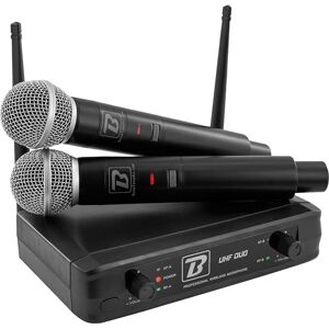 BoomTone DJ UHF Duo Draadloos Microfoonsysteem - Microfoons & Ontvanger BoomTone DJ UHF Duo Draadloos Microfoonsysteem - Microfoons & Ontvanger