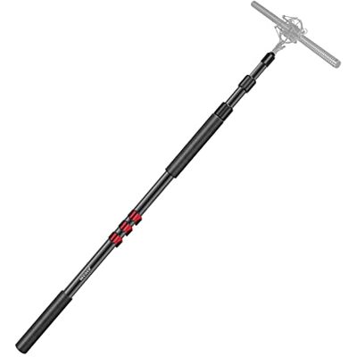 NEEWER NW-7000 Microfoon Boom Arm, 3 Sectie Uitschuifbare Handheld Mic Arm met 3/8" & 3/8" tot 5/8" schroef adapter, 3 voet tot 8 voet verstelbare lengte, hulpstuk NEEWER NW-7000 Microfoon Boom Arm, 3 Sectie Uitschuifbare Handheld Mic Arm met 3/8" & 3/8" tot 5/8" schroef adapter, 3 voet tot 8 voet verstelbare lengte, hulpstuk