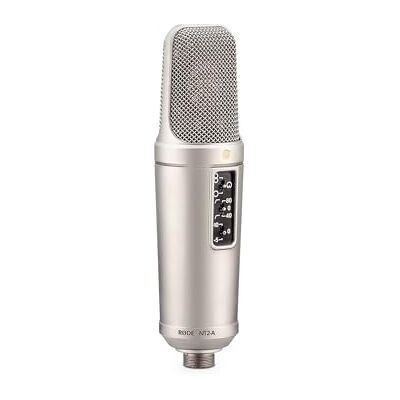 RØDE NT2-A Veelzijdige Groot-diafragma Condensator Microfoon met Schakelbare Polaire Patroon, Pad en Hoogdoorlaatfilter voor Zang en Instrumentopname RØDE NT2-A Veelzijdige Groot-diafragma Condensator Microfoon met Schakelbare Polaire Patroon, Pad en Hoogdoorlaatfilter voor Zang en Instrumentopname