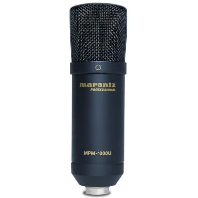 Marantz Mpm‑1000U USB Condensatormicrofoon Plug-and-Play, Geen Drivers Nodig. Ideaal Bellen, Lesgeven, Podcast, Stemopname. PC/Mac, Kabel en Standaard Inbegrepen Marantz Mpm‑1000U USB Condensatormicrofoon Plug-and-Play, Geen Drivers Nodig. Ideaal Bellen, Lesgeven, Podcast, Stemopname. PC/Mac, Kabel en Standaard Inbegrepen