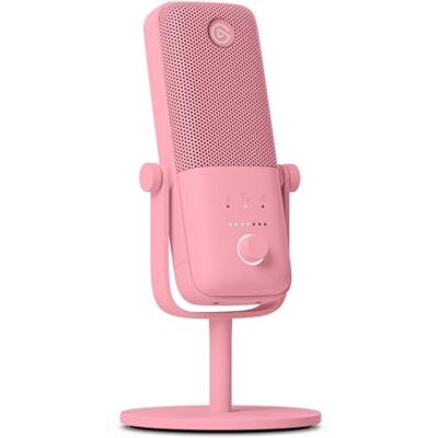 Elgato Wave:3 Pink Premium USB-condensatormicrofoon van studiokwaliteit voor streaming, podcast, gaming en thuiskantoor, gratis mixersoftware, Plug 'n Play, voor Mac, PC Elgato Wave:3 Pink Premium USB-condensatormicrofoon van studiokwaliteit voor streaming, podcast, gaming en thuiskantoor, gratis mixersoftware, Plug 'n Play, voor Mac, PC