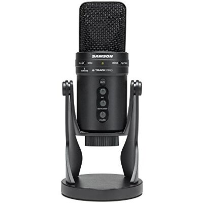 Samson G-Track Pro Professional USB Microphone with Audio Interface Black Samson G-Track Pro Professional USB Microphone with Audio Interface Black