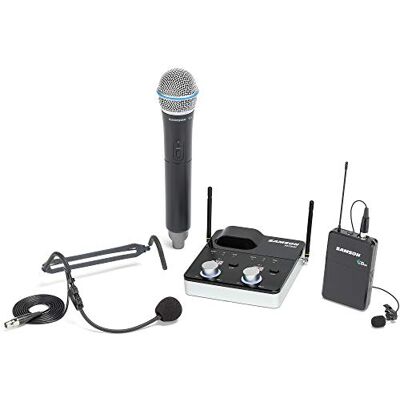 Samson Concert 288m All‑In‑One Dual‑Channel UHF Systeem L‑Band 823–832 MHz voor Presentaties & Live Events Samson Concert 288m All‑In‑One Dual‑Channel UHF Systeem L‑Band 823–832 MHz voor Presentaties & Live Events