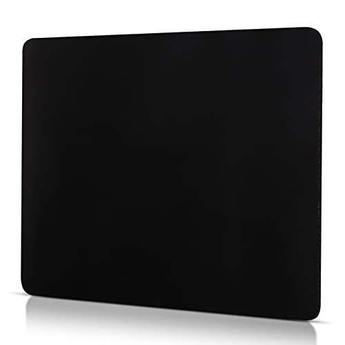 CHUQING Muismat klein gaming mini muismat antislip voor PC, laptop, thuiskantoor en kantoor, zwart, 24 x 20 cm