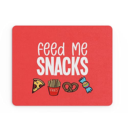 Tongue in Peach Grappige Muismat Kantoor Werk Mousepad Bureau Accessoires Computers Collega Collega Collega   Feed Me Snacks   Dwaze Joke Sarcastische MM491