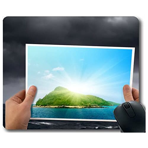 YENDOSTEEN Unieke Aangepaste Muismat Mousepad,Foto Foto Foto Bergen Kantoor Muismat 300x250x3 MM