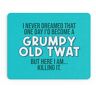 Tongue in Peach Grappige Muismat Kantoor Werk Mousepad Bureau Accessoires Computers Collega Collega Collega   Grumpy Old...   Domme Joke Sarcastische MM484