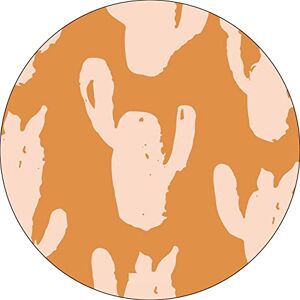 Bonateks , Ronde digitaal bedrukte muismat, antislip onderkant, voor kantoor en thuis, diameter: 22 cm Bonateks , Ronde digitaal bedrukte muismat, antislip onderkant, voor kantoor en thuis, diameter: 22 cm