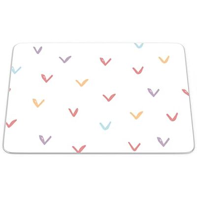 Bonamaison , Rechthoek digitaal bedrukte muismat, antislip onderkant, voor kantoor en thuis, afmetingen: 22x18 cm Bonamaison , Rechthoek digitaal bedrukte muismat, antislip onderkant, voor kantoor en thuis, afmetingen: 22x18 cm