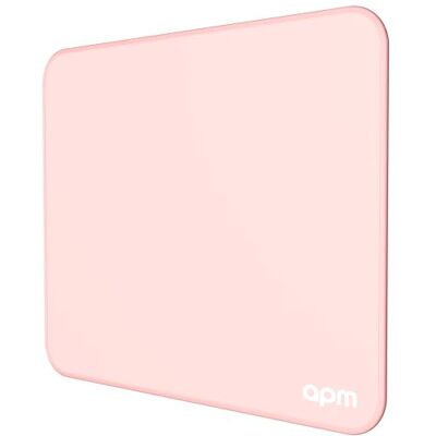 APM Muismat, muismat voor kantoor, afmetingen 25 x 21 x 0,3 cm, antislip rubberen onderkant, wasbaar, duurzaam geweven randen voor optische muis, laser, gaming, kantoor, roze, 571274 APM Muismat, muismat voor kantoor, afmetingen 25 x 21 x 0,3 cm, antislip rubberen onderkant, wasbaar, duurzaam geweven randen voor optische muis, laser, gaming, kantoor, roze, 571274