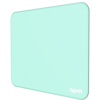 APM Muismat, muismat voor kantoor, afmetingen 25 x 21 x 0,3 cm, antislip rubberen onderkant, wasbaar, duurzaam geweven randen voor optische muis, laser, gaming, kantoor, groen, 571275 APM Muismat, muismat voor kantoor, afmetingen 25 x 21 x 0,3 cm, antislip rubberen onderkant, wasbaar, duurzaam geweven randen voor optische muis, laser, gaming, kantoor, groen, 571275