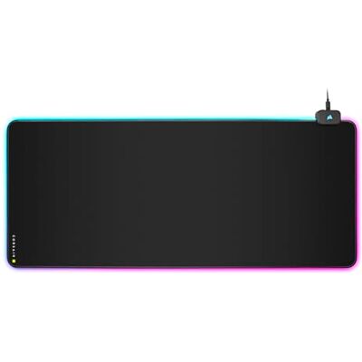 Corsair MM700 RGB Verlengde Doek Gaming Muismat (Dynamische 360° Drie-zone RGB-verlichting, Expansive 930 mm x 400 mm Oppervlakte, Twee Port USB Hub, 4 mm dikke rubberen constructie) Zwart Corsair MM700 RGB Verlengde Doek Gaming Muismat (Dynamische 360° Drie-zone RGB-verlichting, Expansive 930 mm x 400 mm Oppervlakte, Twee Port USB Hub, 4 mm dikke rubberen constructie) Zwart