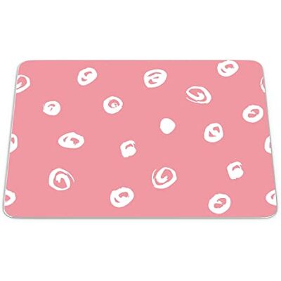 Bonamaison , Rechthoek digitaal bedrukte muismat, antislip onderkant, voor kantoor en thuis, afmetingen: 22x18 cm Bonamaison , Rechthoek digitaal bedrukte muismat, antislip onderkant, voor kantoor en thuis, afmetingen: 22x18 cm