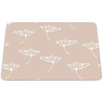 Bonamaison , Rechthoek digitaal bedrukte muismat, antislip onderkant, voor kantoor en thuis, afmetingen: 22x18 cm Bonamaison , Rechthoek digitaal bedrukte muismat, antislip onderkant, voor kantoor en thuis, afmetingen: 22x18 cm