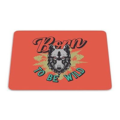 Bonamaison , Rechthoek digitaal bedrukte muismat, antislip onderkant, voor kantoor en thuis, afmetingen: 22x18 cm Bonamaison , Rechthoek digitaal bedrukte muismat, antislip onderkant, voor kantoor en thuis, afmetingen: 22x18 cm