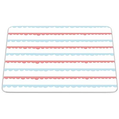 Bonamaison , Rechthoek digitaal bedrukte muismat, antislip onderkant, voor kantoor en thuis, afmetingen: 22x18 cm Bonamaison , Rechthoek digitaal bedrukte muismat, antislip onderkant, voor kantoor en thuis, afmetingen: 22x18 cm